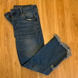 COPY - AE high rise jegging crop